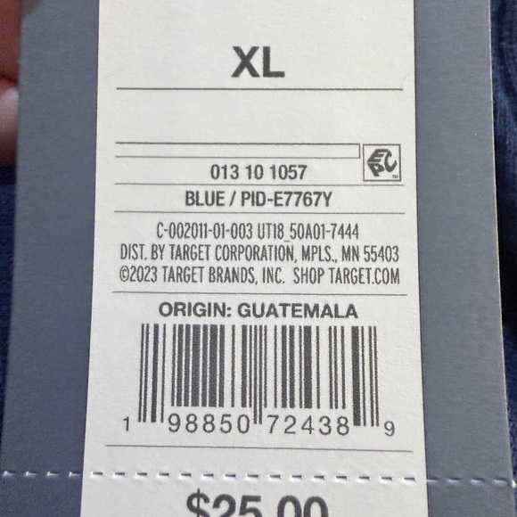 Universal Thread Deep Blue V-Neck Sweater - Picture 4 of 4